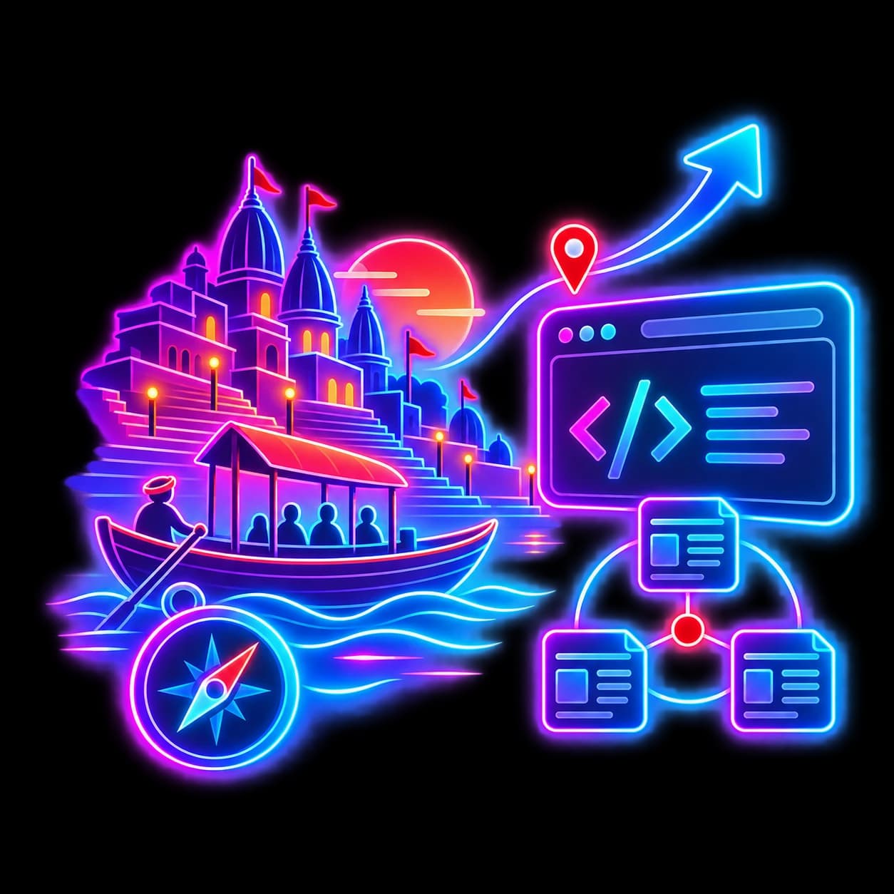 Travel Zone illustration